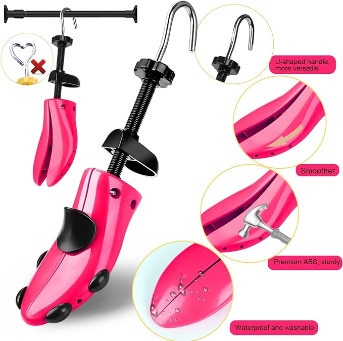 eachway Shoe Stretcher Shoe Trees,Adjustable Length & Width for Men and Women(for M's Us6.5-10; Wm's Us10-13.5)