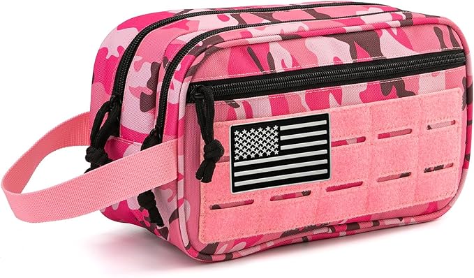 QT&QY Tactical Toiletry Bag For Women Hygiene Bag EDC Military Tool Molle Pouches Small Dopp Kit Mens Shaving Kit Travel shower Bags