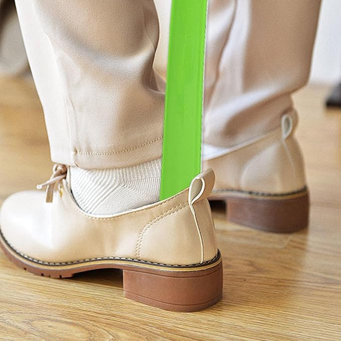 Shoe Horn for Seniors - 16.7 Inches Long Shoe Horn | Travel Shoe Lifter Flexible Shoe Horn Long Handle | Shoehorn Sock Remover Helper with Comfort Grip Shoe Lifter for Seniors, Men, Women