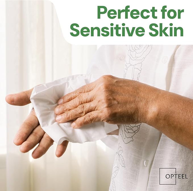 Adult Wipes Extra Large Scented - Skin-Friendly Incontinence Wet Wipes for Adults & Elderly Disposable Washcloths - 8x13" 4 Packs of 60 (240 Wipes)