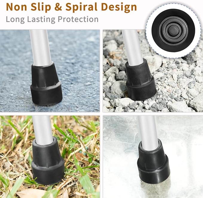 Stylish Foldable Walking Cane - Pattern Printed, Adjustable, for Men and Women Stability and Balance, Light Weight, for 5'~6' Height