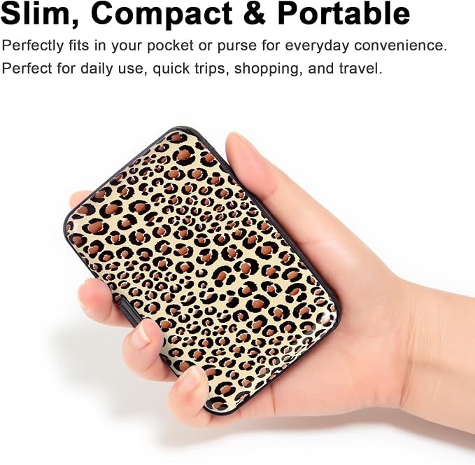 Credit Card Holder Small RFID Blocking Wallet Business Metal Slim Mini Aluminum Hard Case for Women Men