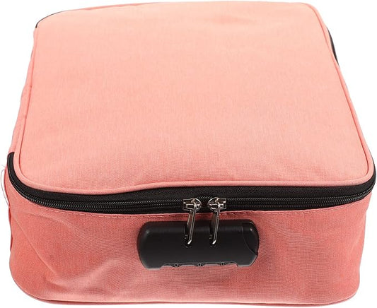 Tofficu File Box File Box File Box Fireproof Safe Document Organizer Box with Lock Fireproof Document Bag Certificate Storage Container File Box Fireproof Safe Fireproof Safe Fireproof Safe