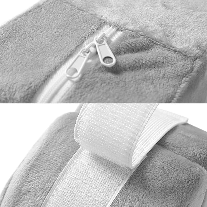 Adult Bed Sore Pads Wedge Foot Support Pillow Pressure Ulcer Ankle Protector Ring Foot Rest Pillows Bedridden Patient Elderly Heel Cushion Sleeping Elevated Foam Pad Leg Post Surgery Recovery Pillow