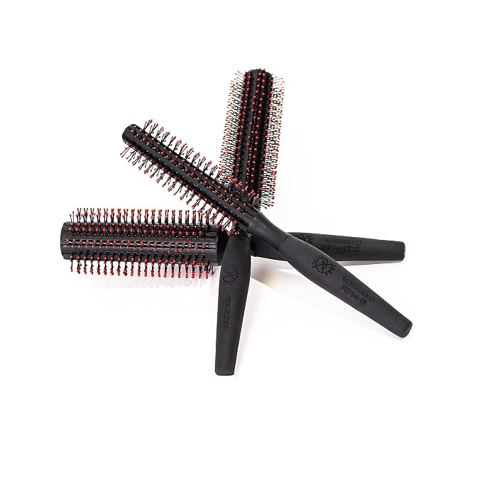 Cricket Static Free RPM 8 Row Round Hair Brush - Curling, Blow Drying, Detangling and Styling Wet or Dry, Suitable for All Hair Types