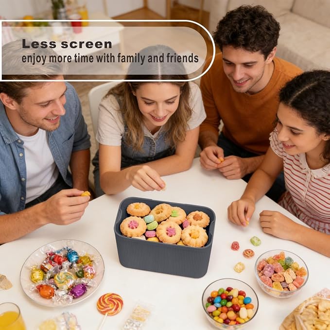 Lockable Storage Medicine Lock Box, 5cm Taller Combination Lockable for Code Medicine Safe Phone Jail Snacks Pill Safe Lockbox Small Cash Box with Locks for Home Fridge Office School Travel