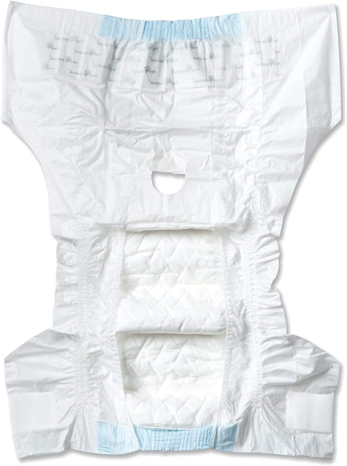 Paw Inspired Disposable Dog Diapers | Female Dog Diapers Ultra Protection | Diapers for Dogs in Heat, Excitable Urination, or Incontinence (12 Count, Medium) | Ultra Protection, Adjustable Fasteners, Comfortable Fit, Leakproof Core, For Dogs in Heat, E...
