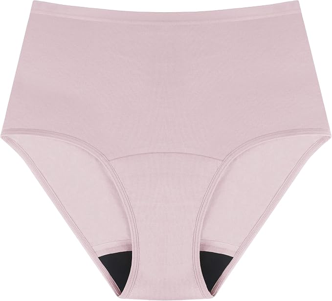 AIRCUTE Washable Urinary Incontinence Protective Underwear for Women Leak Proof Absorbent Reusable Panties 60ML 1 Pack (Dusk, 5X-Large)