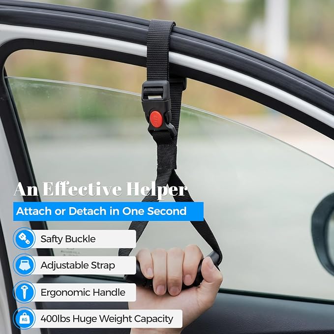 Car Door Handle for Elderly Mobility Car Handle Assist | Multifunction Automotive Grab Handles Car Cane for Seniors and Handicapped