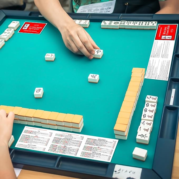 American Mahjong Cards 2026 Official Mahjong League Card, Jumbo Clear Print, Improve Memory & Focus, Brain Exercise for Seniors, Stress Relief Social Game, Perfect for Game Night Rack, Set of 4