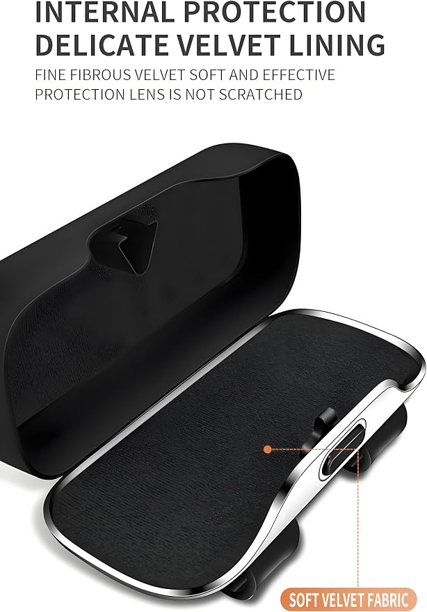 GDQ Sunglasses Holder for Car Visor Glasses Case|Car Sunglass Holder|Eyeglass Holder|Press Silent Shockproof Dustproof (Brown)