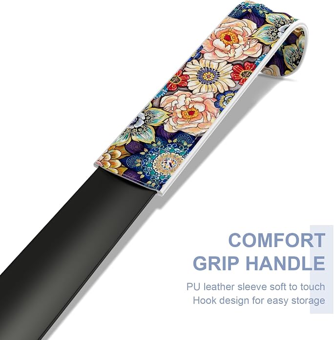 16.5 Inch Long Handle Shoe Horn for Seniors Men Women Kids, Metal Shoe Horns for Boots