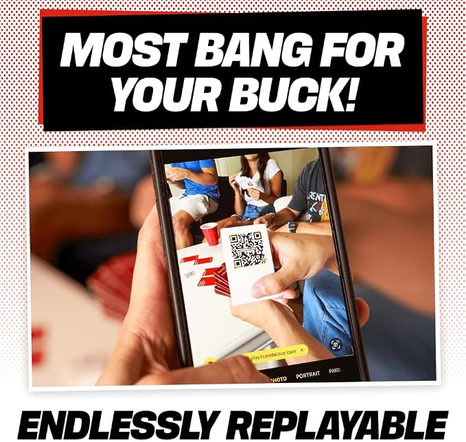 OFF TOPIC Scandalous Card Game for Adults - The Always Up-to-Date Adult Party Game - Hilarious Adult Game with Content Updated Weekly for Never-Ending Laughs