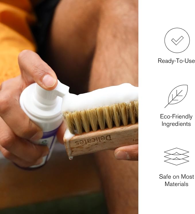 Jason Markk Ready-To-Use Foam, Shoe Cleaner, Sneaker Care, Ideal for Footwear, Safe for Leather, Suede, Nubuck, Cotton, Knits, 7oz