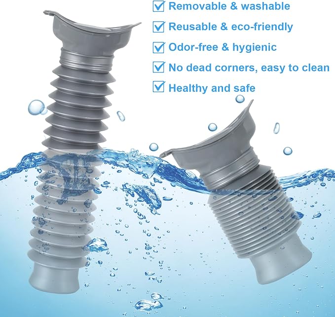 Pee Bottles for Men,Portable Urinal for Men,Collapsible Urine Bottle 750ML | Car Urinals for Men and Women,Emergency Urinal Bottle Shrinkable Pocket Toilet for Travel,Camping,Traffic Jam,Road Trips
