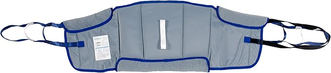 Patient Aid Padded Sit-to-Stand Wide Transfer Sling for 400-600 lbs Patient (PASA4) with Back Support Padding, and Stand Assist Lifting Straps for Moving Patient, Works with Most Lifts