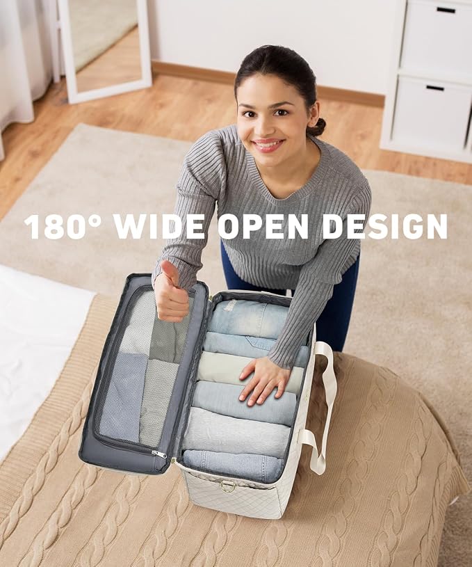 Weekender Bags for Women, Wide Open Large Travel Duffle Bag with Shoe Compartment, Overnight Hospital Bag For Women Labor Delivery, Carry on Bag Personal Item Travel Bag with Wet Pocket (Beige)