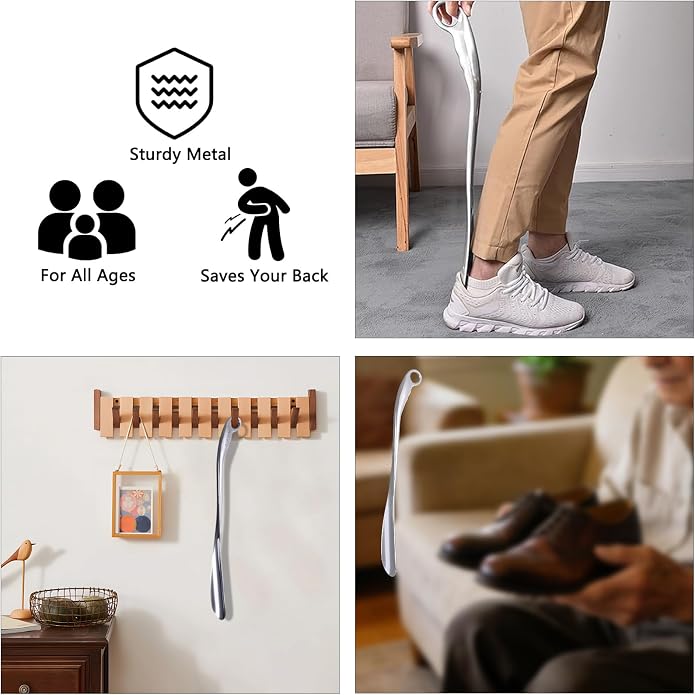 Shoe Horn Long Handle for Men Women Shoehorn for Seniors