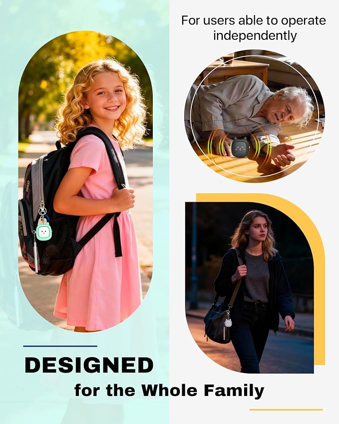 Personal Safety Alarm, VIGOROAD 3 Pack Loud 130dB Siren Emergency Panic Alarm with LED Light, Easy Pull Pin Keychain Self-Defense Security Alarm for Women, Seniors, Kids