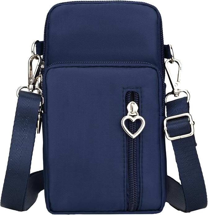 Small Crossbody Bag for Women - Mini Phone Purses with Crossbody Strap and Wallet - Nylon Arm Bag
