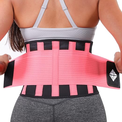 Lower Back Brace for Women - Effective Back Pain Relief & Elastic Support with Dual-Tension Straps, Ultra Thin Breathable Lumbar Support Belt for Sciatica, Herniated Disc, Scoliosis, 3XL