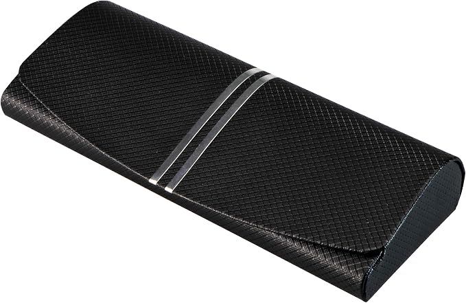 LifeArt Eyeglass Case Hard Shell, Portable Sunglass Case, Fashionable PU Leather Eyeglass Case, Lightweight
