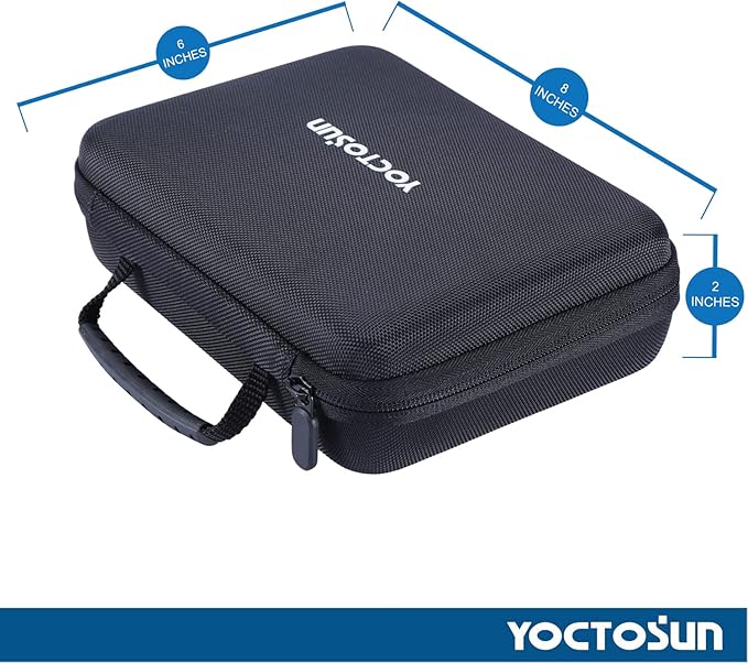 YOCTOSUN Magnifying Glasses with Light, Head Mount Magnifier with 5 Lenses, Headband, Storage Case, Hands Free LED Lighted Head Magnifying Visor for Close Work Hobby Crafts