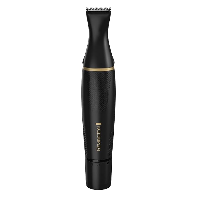 Remington Ultimate Precision Detail Trimmer, Nose, Ear & Eyebrow Trimmer | Surgical Steel Blades for Precise Detailing, 5-Length Adjustable Comb, Dual-Sided Head