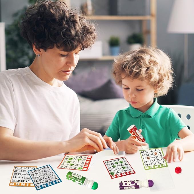 SEETOOOGAMES Bingo Paper Game Cards - 1 on Card - 1000 Sheets (200 Books of 5 Sheets)