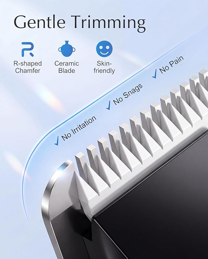 Manscape Body Hair Trimmer for Men-3 in 1 Electric Razor Groin Groomer,IPX7 Waterproof,Versatile Hair Trimmer for Ball/Pubic/Chest/Beard/Nose,USB-C Rechargeable,Gifts for Him Dad