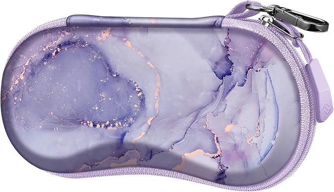 FINTIE Sunglasses Case, Hard EVA Shell Shockproof Sport Glasses Case with Metal Carabiner Travel Zipper Eyeglasses Holder