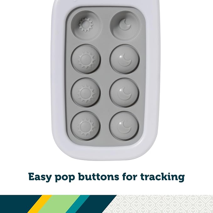 Safety 1st Medicine Reminder, 2-Pack, Day & Night Dose Tracker for Baby and Family Care, Grey