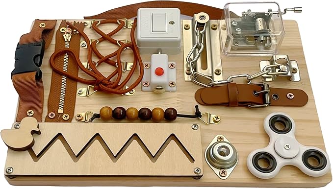 Dementia Activities for Seniors,Busy Board for Adults with Dementia Games Gadgets,Dementia Products for Elderly,Alzheimers Activities for Dementia Patients,Alzheimers Products Toys Gift (M)