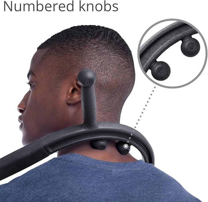 Body Back Buddy Elite – USA Made – Trigger Point Massage Tool (Black)