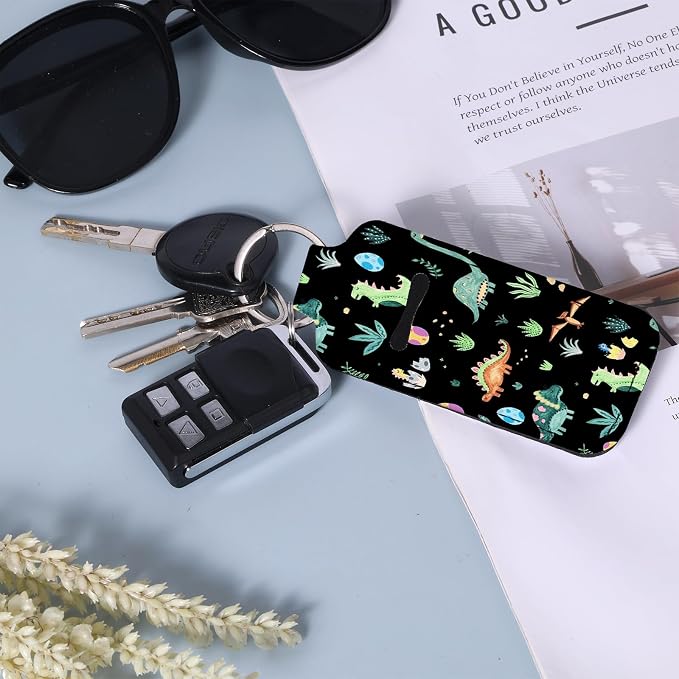 Cute Chapstick Holder Keychain,Lipstick Neoprene Clip-on Lip Balm Holder for Woman