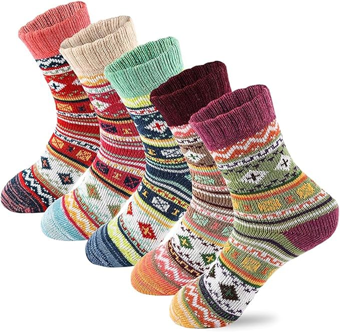 besky Warm Socks for Women Cozy Fuzzy Winter Socks