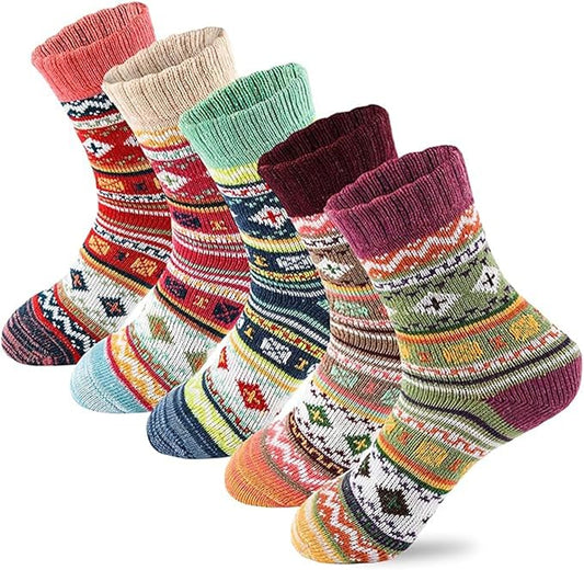 besky Warm Socks for Women Cozy Fuzzy Winter Socks