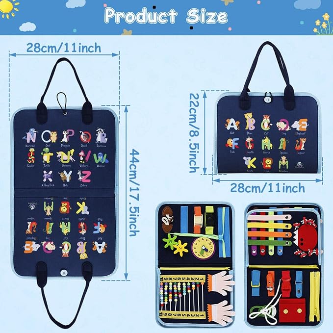 Dementia Products for Elderly, Busy Blanket for Dementia Patients, Alzheimers Activities for Seniors, Gifts for Adult Dementia Patients, Dementia Therapy Aid Fidget Blanket Product, Elderly Gifts