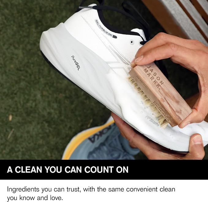 Jason Markk Ready-To-Use Foam, Shoe Cleaner, Sneaker Care, Ideal for Footwear, Safe for Leather, Suede, Nubuck, Cotton, Knits, 7oz