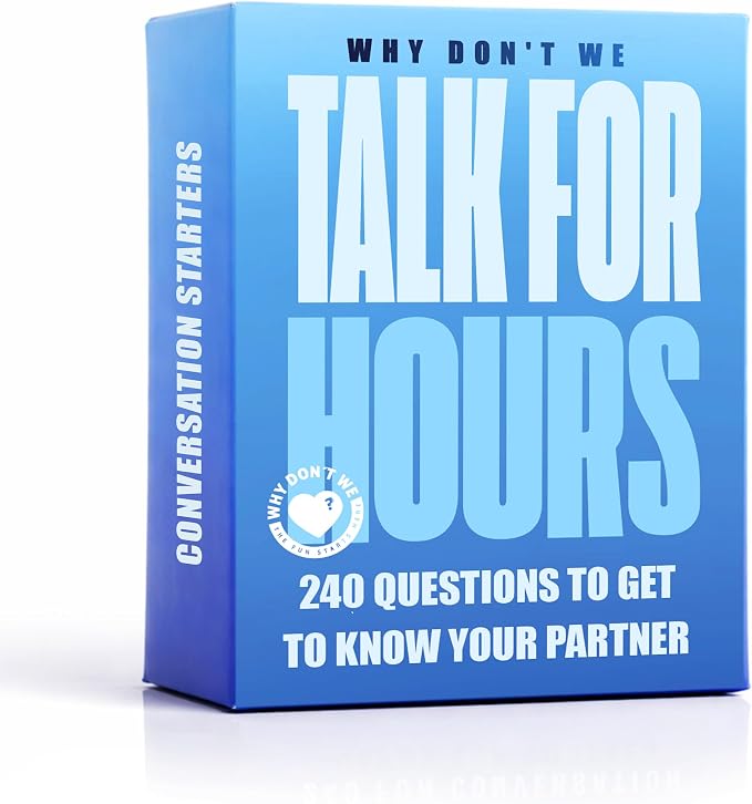Why Don't We - 240 Conversation Starters for Couples - Get to Know Each Other Better. Fun Conversation Game for Couple, Card Games, Games for Date Night
