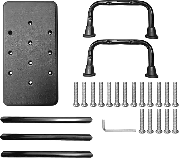 Single-Step Stool for Adults & Kids – Heavy-Duty Foot Step with Non-Slip Rubber Platform, Supports Up to 350 lbs, Lightweight Stepping Stool for Bedroom, Kitchen, Bathroom, High Beds