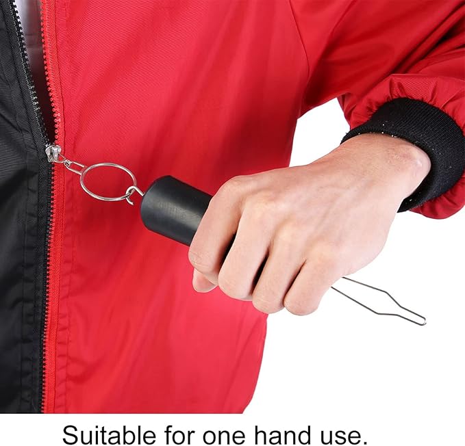 Button Hook with Zipper Pull Helper,Clothes Zipper Helper,Button Puller Aid, Aid Zipper Pull Auxiliary Tool for Arthritis & Joint Pain Patients