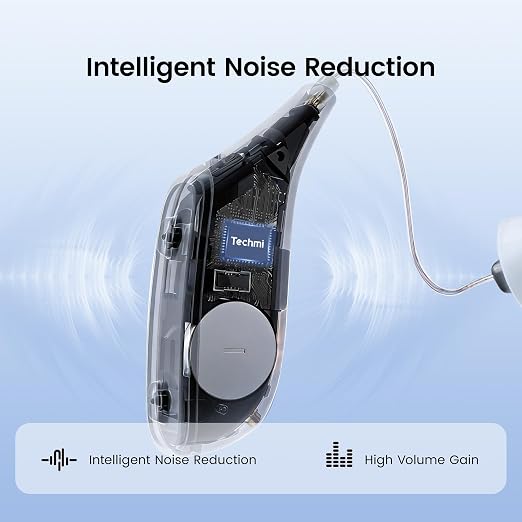 FacePro OTC Hearing Aids with Bluetooth for Seniors and Adults | Rechargeable Bluetooth Hearing Aids with App Control, Noise Reduction and 25H Battery for Conversations, TV and Phone Calls