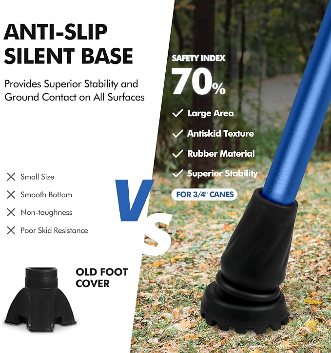 GPTCAMP Walking Cane and Walking Stick for Men Women,Lightweight Folding Canes with Offset Soft Cushioned Handle,Adjustable & Collapsible,Mobility & Leg Surgery Recovery