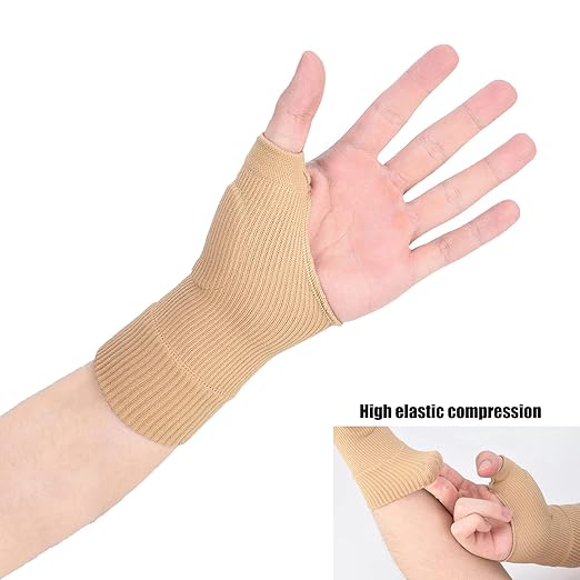 Thumb Wrist Support Braces,Breathable Thumb Compression Sleeves with Soft Gel Pads for Arthritis, Tendonitis, Comfortable Finger Splint for Relieve Hand Thumb Wrist Carpal Tunnel Joint Pain(1 Pair)