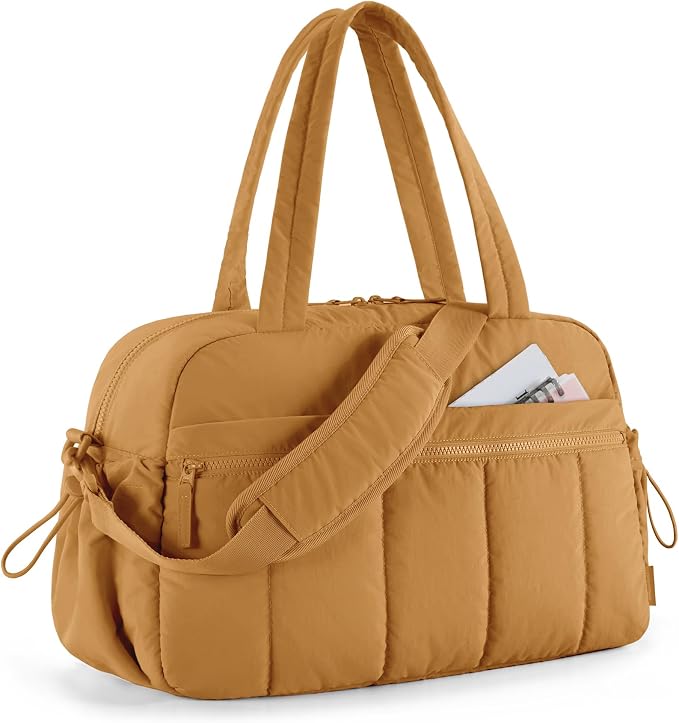 BAGSMART Gym Bag for Women, Duffle Bag for Travel with Wet Pocket, Lightweight Carry on Weekender Duffel, Water Resistant