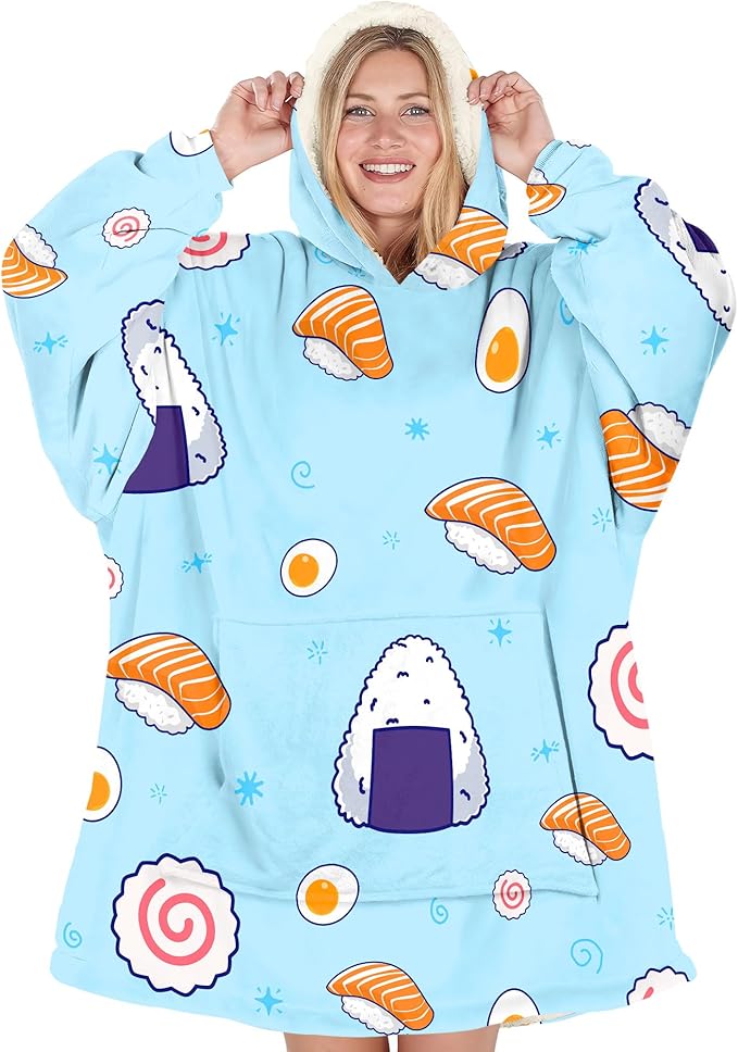 Wearable Blanket Hoodie For Mom Wife Best Ever Hoodie- Christmas Gift From Husband Daughter Anniversary Birthday