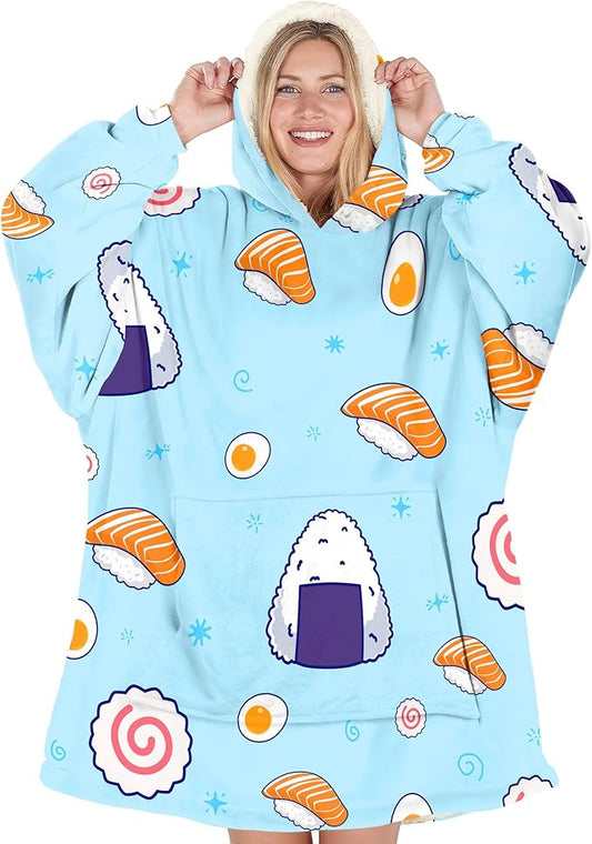 Wearable Blanket Hoodie For Mom Wife Best Ever Hoodie- Christmas Gift From Husband Daughter Anniversary Birthday