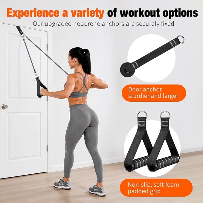 Bbtops Pilates Bar Kit with Resistance Bands,Pilates Bar with Stackable Bands Workout Equipment for Legs,Hip,Waist and Arm,Exercise Fitness Equipment for Women & Men Home Gym Yoga Pilates