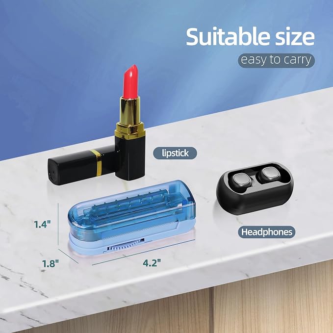 DUBSTAR Pill Cutter and Splitter for Small, Tiny, and Large Pills, Adjustable with Centering Device and Blade Guard (Blue)